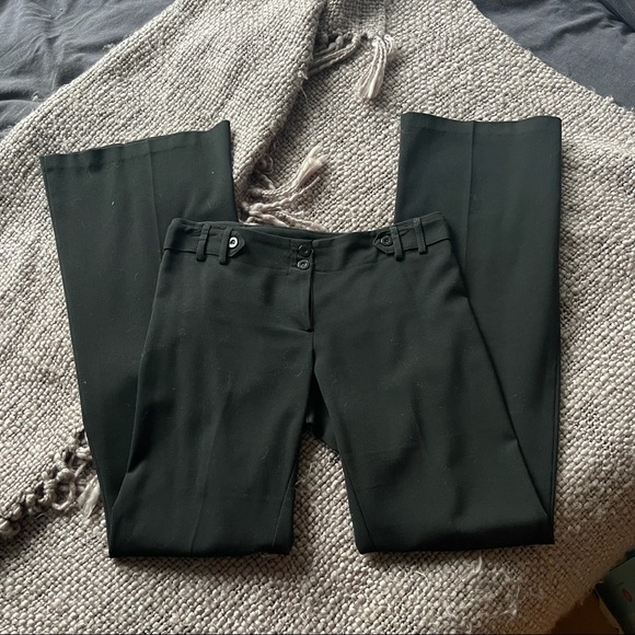 Black Bell-Bottom Dress Pants - Picture 7 of 7